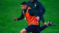 Zaccagni, primo giorno in nazionale. Evani: “È interessante”
