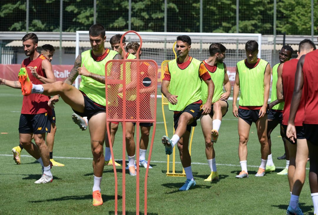 La rifinitura della Roma a Trigoria in vista della Salernitana – FOTO GALLERY - immagine 4