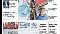 Prima Pagina Giornale di Sicilia, Miccoli in cella: “Pago per cose che non ho fatto”