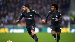 Mercato, il Chelsea alza la posta per Willian al Barcellona. Hazard, il fratello boccia il Real