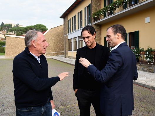Zdenek Zeman con Massimiliano Allegri e Alessandro Nesta Zdenek Zeman con Massimiliano Allegri e Alessandro Nesta