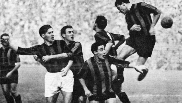 Il derby del 1949: 6-5 con Amadei in campo 