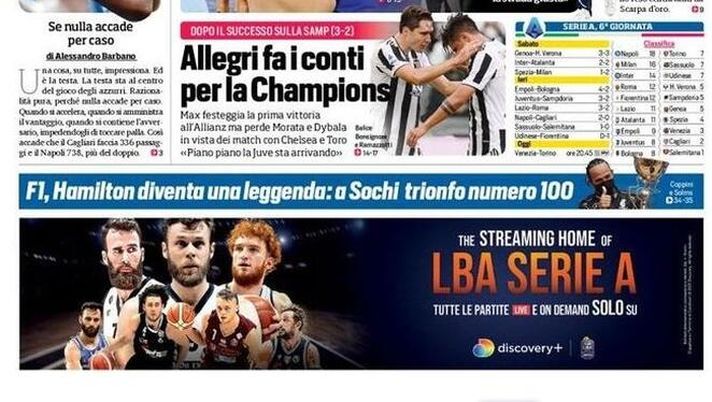 Prima Pagina, Corriere dello Sport: “Napoli è Osilandia! A Sarri il derby show”  Prima Pagina, Corriere dello Sport: “Napoli è Osilandia! A Sarri il derby show”