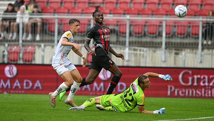 Rafael Leao AC Milan amichevole Wolfsberger-Milan 0-5