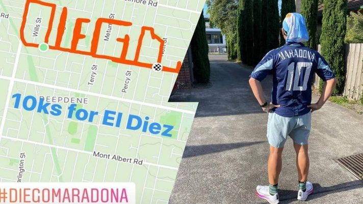 Un tributo speciale per Diego da un altro Diego... 