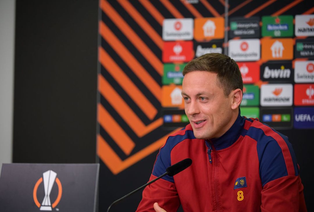 Bayer-Roma, la conferenza stampa di Mourinho e Matic – FOTO GALLERY - immagine 19