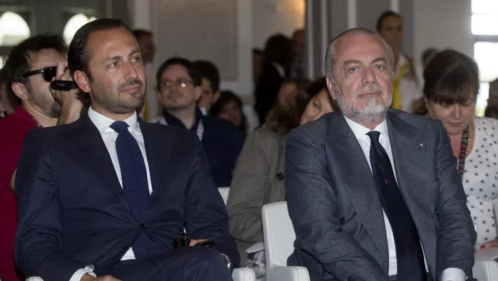 Bari, De Laurentiis esplode di gioia: &#8220;È la gara più difficile a cui ho assistito da quando sono qui&#8221;