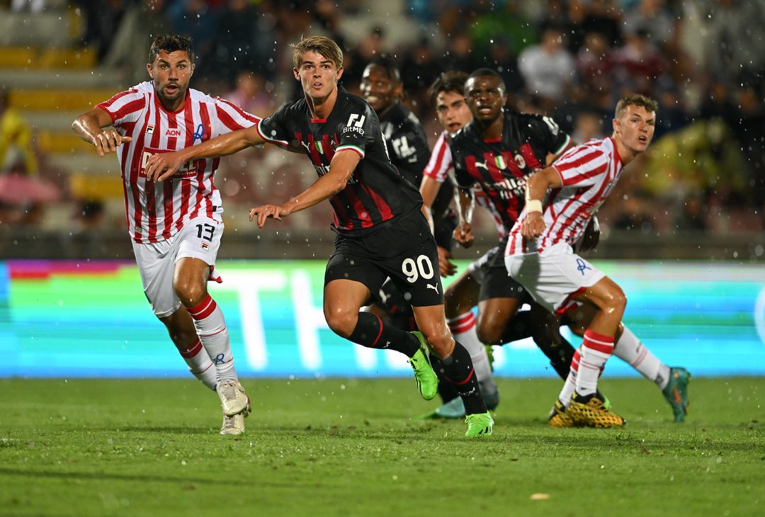 Charles De Ketelaere AC Milan amichevole Vicenza-Milan 1-6