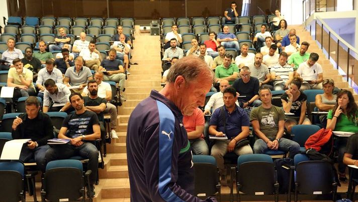 Giuseppe Scurto e Enzo Maresca Corso Allenatore Professionista UEFA A - Lezione con Ulivieri 