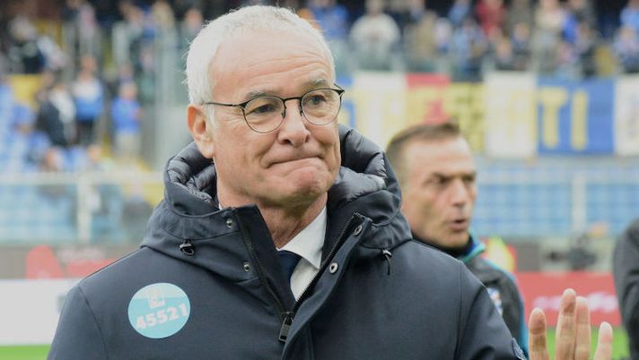 GENOA, ITALY - NOVEMBER 10: Claudio Ranieri head coach of UC Sampdoria during the Serie A match between UC Sampdoria and Atalanta BC at Stadio Luigi Ferraris on November 10, 2019 in Genoa, Italy. (Photo by Paolo Rattini/Getty Images) Ranieri: “Quagliarella-Juve? Non è rimasto fuori per il mercato. Keita mi ha detto…” - immagine 1
