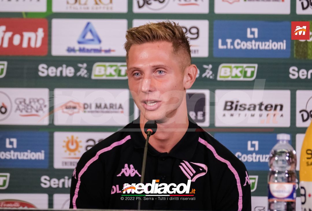 FOTO PALERMO, La conferenza stampa di presentazione di Luca Vido (Gallery) - immagine 3