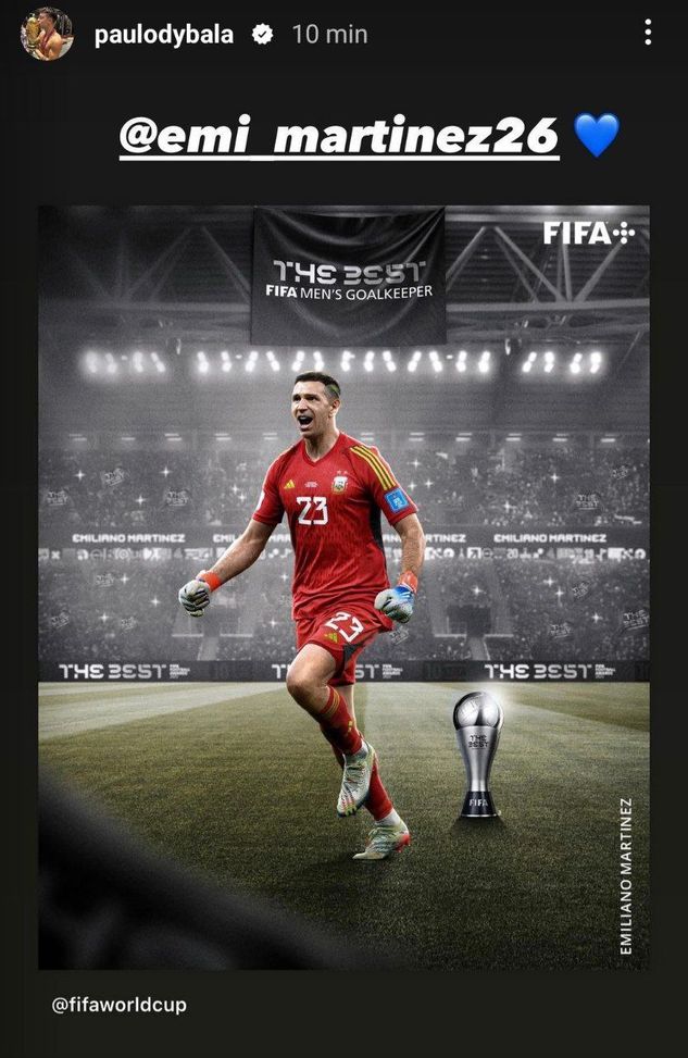 FIFA The Best 2022, Messi è il miglior giocatore. Dybala: “Congratulazioni capitano”- immagine 4