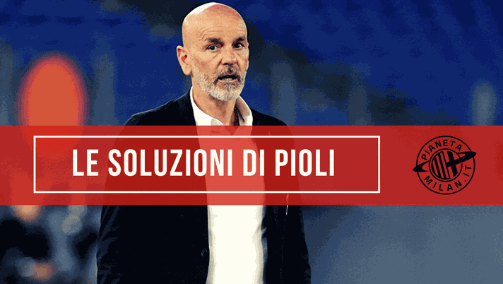 Stefano Pioli, allenatore del Milan, studia le soluzione per l'attacco in vista delle prossime partite (Getty Images)