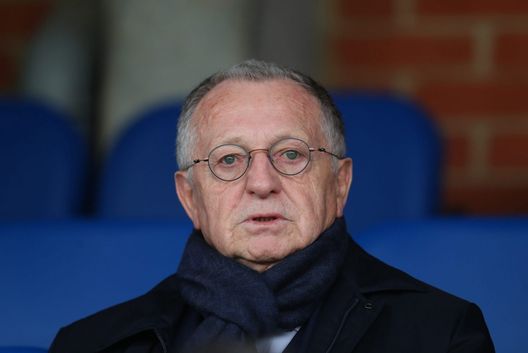 KINGSTON UPON THAMES, ENGLAND - APRIL 28: Jean-Michel Aulas Owner and President of Olympique Lyonnais during the Women UEFA Champions League semi final match between Chelsea and Olympique Lyonnais on April 28, 2019 in Kingston upon Thames, United Kingdom. (Photo by Catherine Ivill/Getty Images) KINGSTON UPON THAMES, ENGLAND - APRIL 28: Jean-Michel Aulas Owner and President of Olympique Lyonnais during the Women UEFA Champions League semi final match between Chelsea and Olympique Lyonnais on April 28, 2019 in Kingston upon Thames, United Kingdom. (Photo by Catherine Ivill/Getty Images)