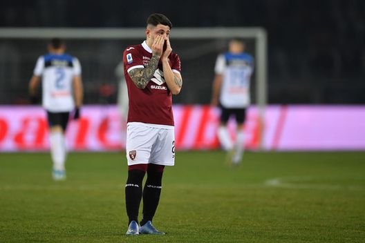 TURIN, ITALY - JANUARY 25: Vincenzo Millico of Torino FC looks dejected during the Serie A match between Torino FC and Atalanta BC at Stadio Olimpico di Torino on January 25, 2020 in Turin, Italy. (Photo by Valerio Pennicino/Getty Images) TURIN, ITALY - JANUARY 25: Vincenzo Millico of Torino FC looks dejected during the Serie A match between Torino FC and Atalanta BC at Stadio Olimpico di Torino on January 25, 2020 in Turin, Italy. (Photo by Valerio Pennicino/Getty Images)