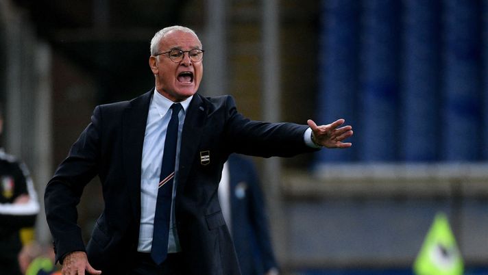 GENOA, ITALY - OCTOBER 17: UC Sampdoria head coach Claudio Ranieri reacts during the Serie A match between UC Sampdoria and SS Lazio at Stadio Luigi Ferraris on October 17, 2020 in Genoa, Italy. (Photo by Marco Rosi - SS Lazio/Getty Images) GENOA, ITALY - OCTOBER 17: UC Sampdoria head coach Claudio Ranieri reacts during the Serie A match between UC Sampdoria and SS Lazio at Stadio Luigi Ferraris on October 17, 2020 in Genoa, Italy. (Photo by Marco Rosi - SS Lazio/Getty Images)