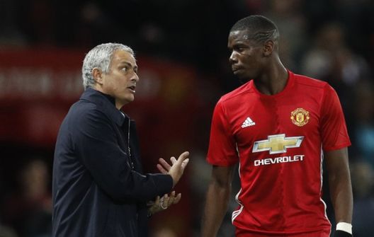 Pogba Mourinho (getty images) Pogba Mourinho (getty images)