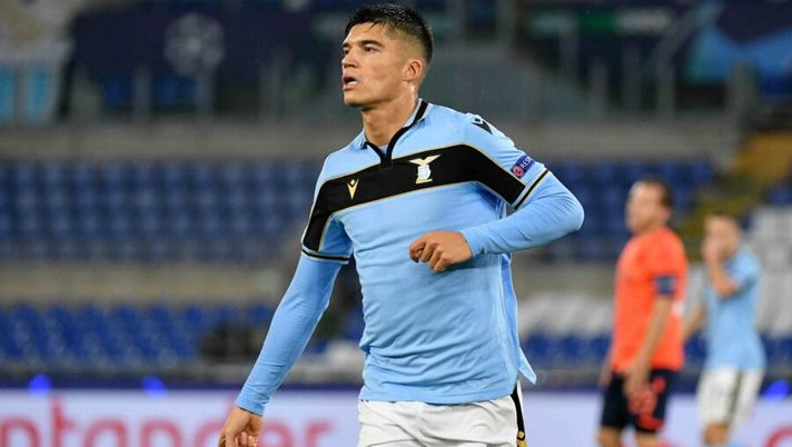 Joaquin Correa esulta dopo il gol
Champions League girone F incntro Lazio v Brugge allo stadio Olimpico di Rome.
Roma,, 8 Dicembre 2020
© Marco Rosi / Fotonotizia Lazio, da Fares e Lulic al Tucu Correa: chi torna e chi no nel derby con la Roma - immagine 1