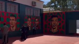 Marocco, leoni dell’Atlante ed eroi dei carcerati: i volti dei giocatori dipinti dai carcerati