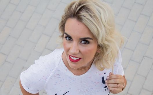 La moglie di Griezmann su Instagram La moglie di Griezmann su Instagram