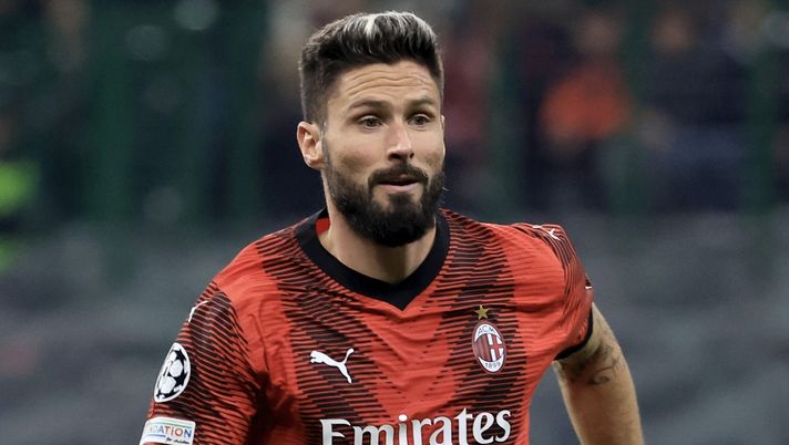 Olivier Giroud AC Milan Milan-PSG 2-1 Champions League 2023-2024