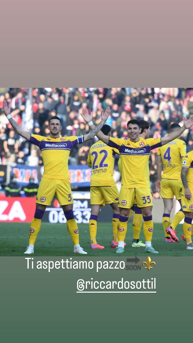 FOTO – Biraghi, messaggio per Sottil: “Ti aspettiamo pazzo”- immagine 2