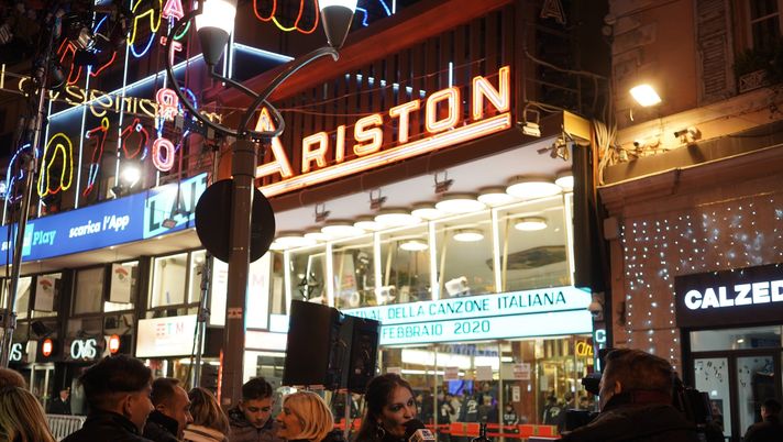 SANREMO, ITALY - FEBRUARY 07: A general view of the Teatro Ariston during the 70th Sanremo Music Festival on February 07, 2020 in Sanremo, Italy. (Photo by Vittorio Zunino Celotto/Getty Images) SANREMO, ITALY - FEBRUARY 07: A general view of the Teatro Ariston during the 70th Sanremo Music Festival on February 07, 2020 in Sanremo, Italy. (Photo by Vittorio Zunino Celotto/Getty Images)