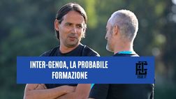 VIDEO / Inter-Genoa, subito emergenza in attacco: Inzaghi con 6 centrocampisti