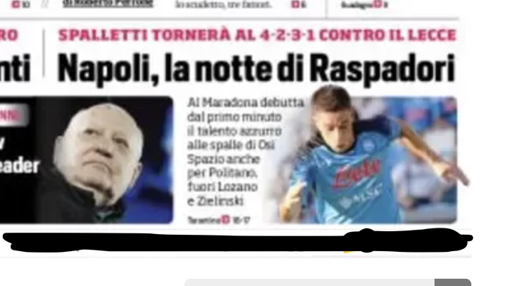 IL NAPOLI SUI MEDIA – Le prime pagine dei giornali di oggi 31 agosto 2022 IL NAPOLI SUI MEDIA – Le prime pagine dei giornali di oggi 31 agosto 2022 - immagine 1
