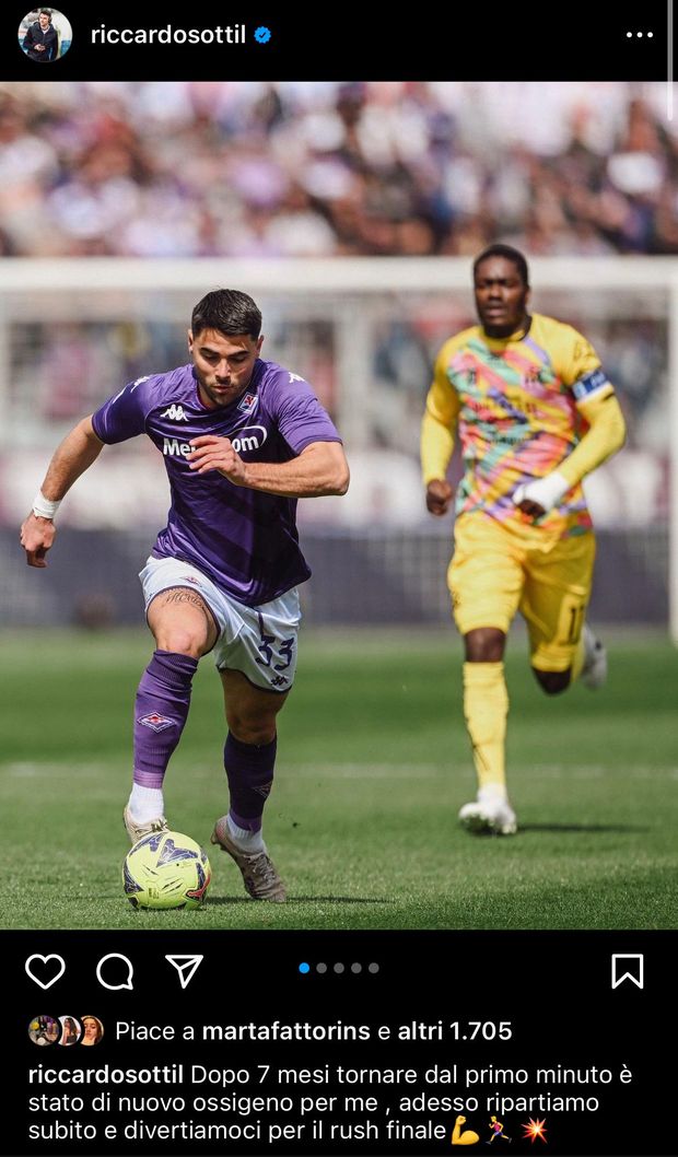 Sottil: “Tornare titolare è puro ossigeno per me. Adesso ripartiamo”- immagine 2