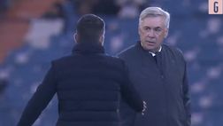 VIDEO / Ancelotti-Gattuso: saluto freddissimo prima di Real Madrid-Valencia