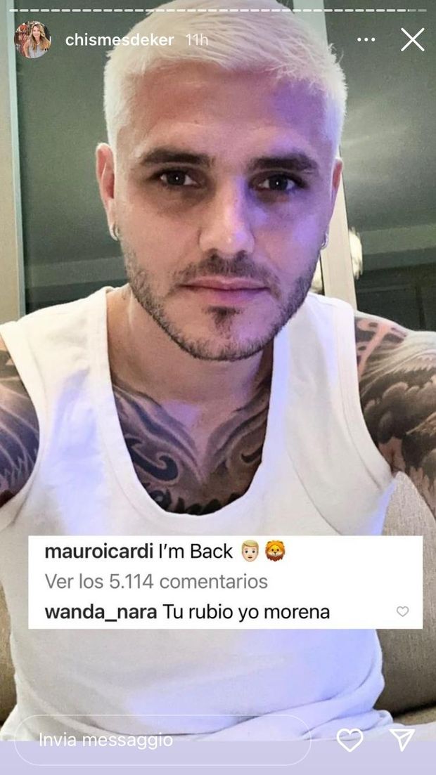Nuovo cambio di look per Mauro Icardi: l’ex Inter e Wanda Nara si danno il cambio- immagine 3