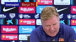 VIDEO Barcellona, Koeman attacca Garcia: “Vuole i riflettori puntati, che parli pure di Messi”