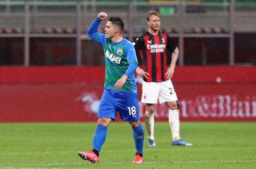 Raspadori grande protagonista di Milan-Sassuolo Raspadori grande protagonista di Milan-Sassuolo