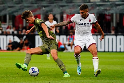 (Photo by Pier Marco Tacca/AC Milan via Getty Images) Leao e Giroud stendono il Bologna: bei lampi di De Ketelaere a San Siro- immagine 3