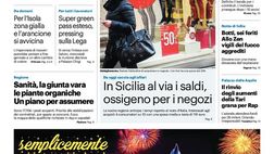 Prima Pagina, Giornale di Sicilia: “Basta con i tamponi inutili”