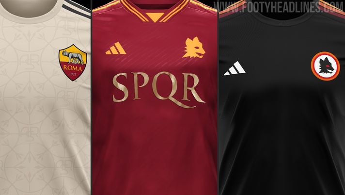 Roma, le nuove anticipazionI delle maglie 2023/24 targate Adidas – FOTO - immagine 1