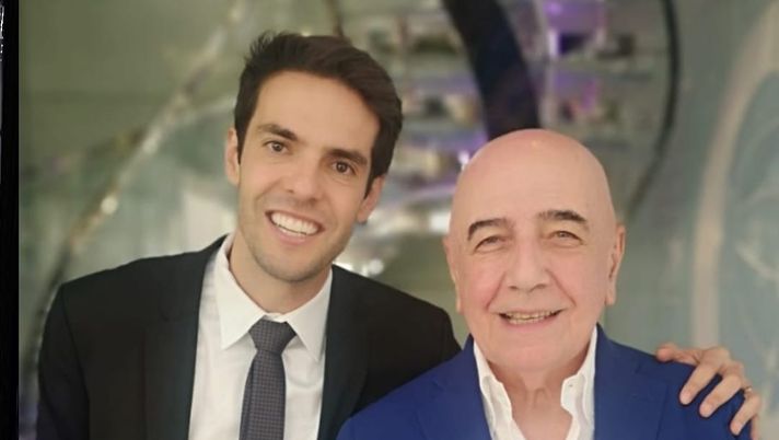 Ex Milan - Kakà e Galliani insieme in Qatar: 'Gratitudine e affetto' (FOTO) (screen gazzetta.it)