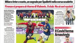 EDICOLA CDS – Ride solo il Napoli. Milan e Inter a vuoto, un segnale per Spalletti