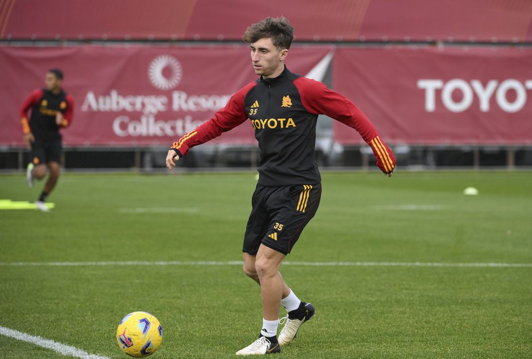 Roma, la rifinitura a Trigoria in vista dell’Inter – FOTOGALLERY - immagine 41