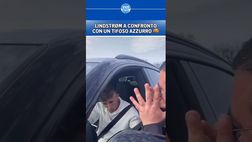 Napoli, aria tesa: un tifoso si confronta con Meret e Lindstrøm | VIDEO