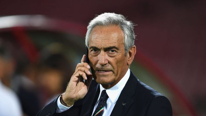 YEREVAN, ARMENIA - SEPTEMBER 04: Italian Football Association (FIGC) President, Gabriele Gravina looks on during Italy training session on September 4, 2019 in Yerevan, Armenia. (Photo by Claudio Villa/Getty Images) Gravina: “Abbiamo chiesto il rinvio di questa giornata di Serie A per la Nazionale” - immagine 1