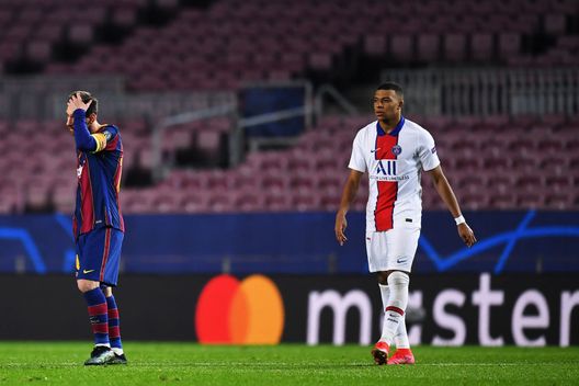 Mbappé Messi (getty images) Mbappé Messi (getty images)