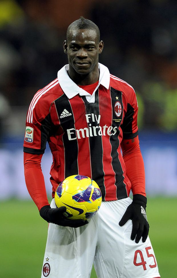  Mario Balotelli al Milan nel 2013 