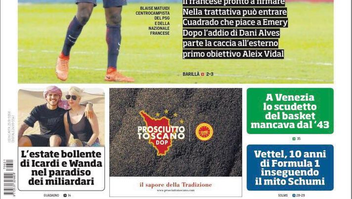 Prima Pagina, Corriere dello Sport: “Juventus, MatuiSì. Under 21, il pericolo si chiama Schick” Prima Pagina, Corriere dello Sport: “Juventus, MatuiSì. Under 21, il pericolo si chiama Schick”