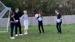VIDEO / Maxi Lopez e Daniela Christiansson, sarà una bambina! Ecco la festa coi figli