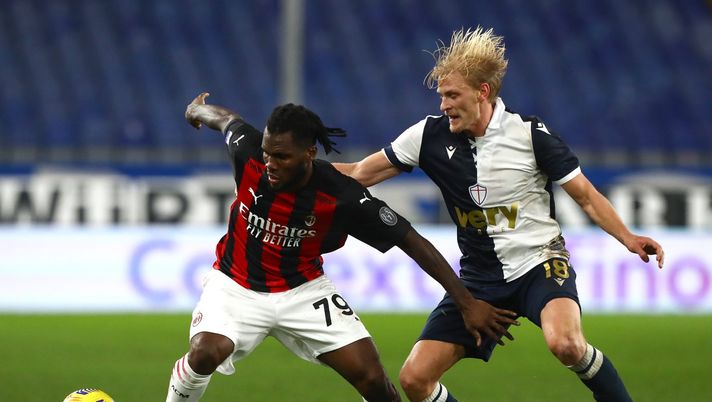 Franck Kessié (centrocampista AC Milan) durante Sampdoria-Milan 1-2 (Serie A 2020-2021) | AC Milan News (Getty Images) 