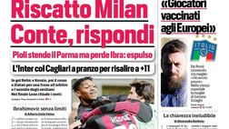 Prima Pagina, Corriere dello Sport: “Riscatto Milan. Conte, rispondi. Dybala non è pronto, il suo sinistro sì”