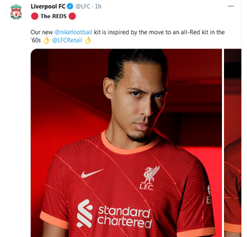 Nuova maglia liverpool on sale 2021