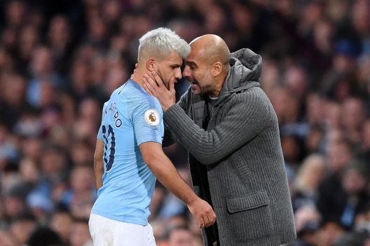 Guardiola Aguero (getty images) Guardiola Aguero (getty images)
